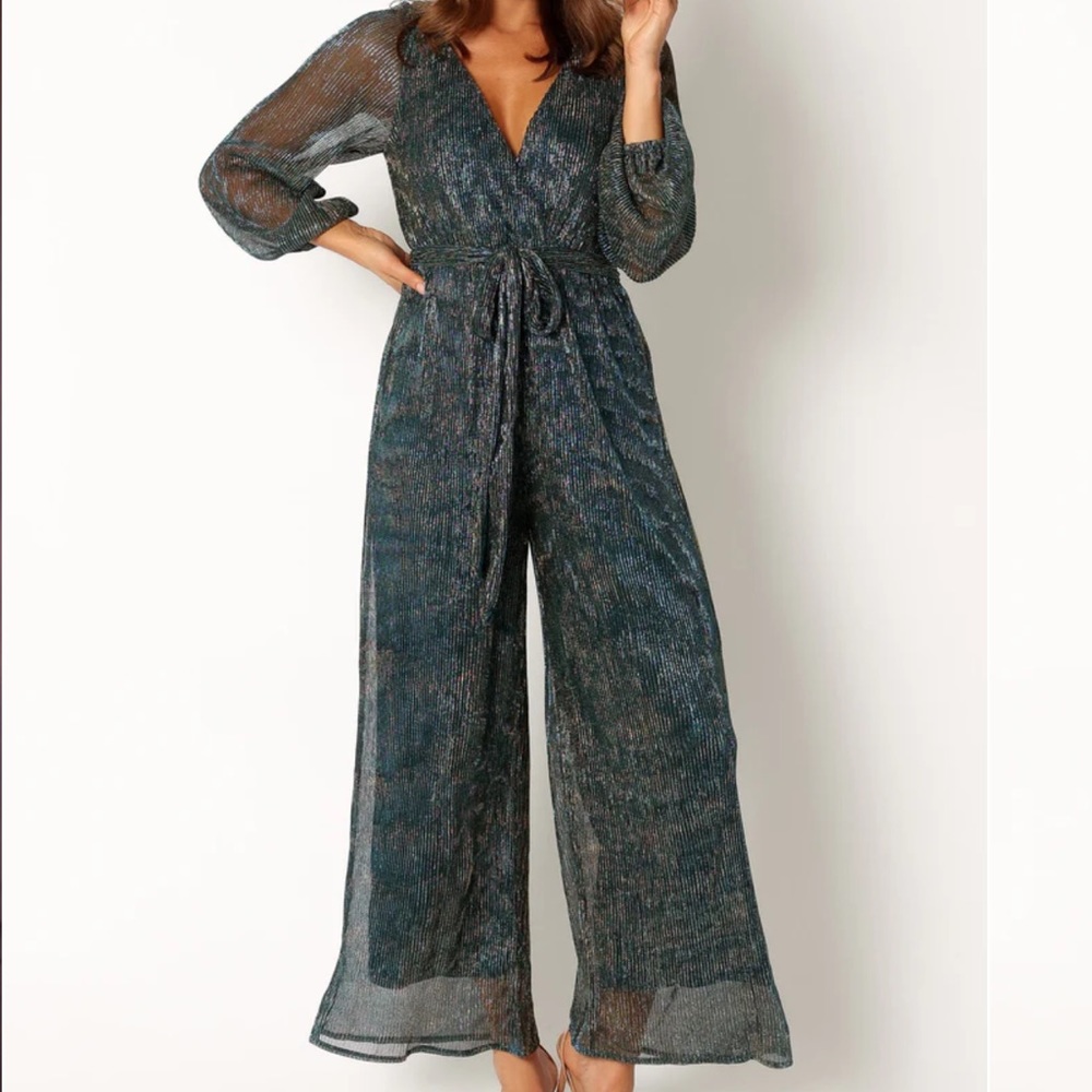 Petal & Pup Lexi Teal Jumpsuit